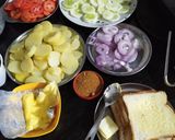 A picture of step 1 of Veg Grilled Sandwich.