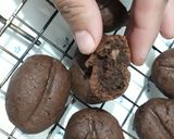 A picture of step 4 of Chocolate coffee bean cookie.