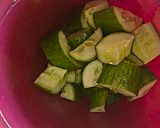 A picture of step 2 of Cucumber Lime Aqua Fresca.