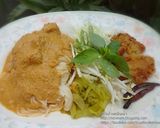 รูปขั้นตอนการทำที่ 4 ของ ขนมจีนน้ำยาเห็ด (เจ)