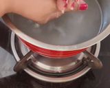 A picture of step 8 of Mozzarella cheese.