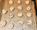Φωτογραφία βήματος 5 της συνταγής Cookies χωρίς βούτυρο χωρίς ζάχαρη με γεύση μπανάνα βρώμη και σοκολάτα !
