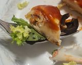 Foto del paso 16 de la receta: 174. Tortilla Rellena de Pavo y Queso con Tomate Frito