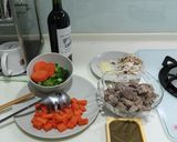 紅酒牛肉咖哩的食譜步驟1照片
