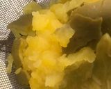 A picture of step 2 of Aam panna with jaggery.