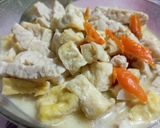 Foto langkah ke 6 dari resep Tumis tahu tempe kuah santan gurih.