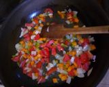 A picture of step 5 of Vegetable rice #AuthorMarathon #FestiveContestNaivasha.