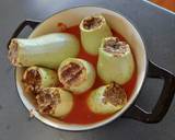 Stuffed Zucchini (Low Carb, Vegetarian/Vegan Option also) recipe step 7 photo
