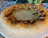 Foto del passaggio 10 della ricetta Cheesecake al pistacchio con pasta kataify