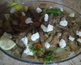 صورة لخطوة 3 من وصفة ارز بالخضر والشمبينيو والمرڨاز 🍵