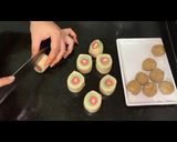 A picture of step 20 of Malai khaja.