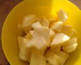 Une image de l'étape 1 de Gâteau pomme noisette.