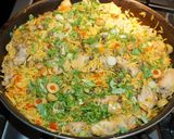 A picture of step 4 of Arroz con Pollo, Jon Style.
