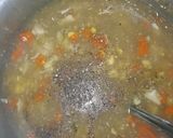 A picture of step 3 of Veg sweet corn soup.