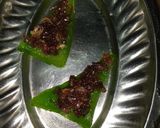 A picture of step 7 of Gulkand paan.