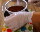 A picture of step 18 of Glossy! Creamy Chocolate Mousse Cake.