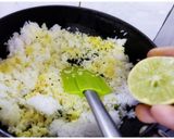 A picture of step 4 of Lemon Rice.