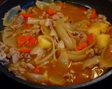 A picture of step 5 of Easy Curry Rice with a Secret Ingredient.