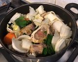 Une image de l'étape 14 de Chevreau aux légumes et os à moelle façon pot au feu revisité.
