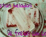 Foto del paso 5 de la receta: Paletas de fresa con crema