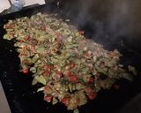 Une image de l'étape 9 de Courgettes bicolores à la pancetta corse et tomates cerise.