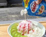 Foto langkah ke 4 dari resep Es Pisang Ijo Karamel Creamy.
