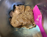 A picture of step 4 of Soft Chocolate Cookies with Mochi filling.