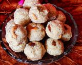A picture of step 4 of Sooji amul ladoo.