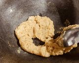 A picture of step 3 of Coconut Mava Burfi.