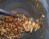 A picture of step 5 of Dry fruit chikki using jaggery.