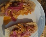A picture of step 12 of Tortas Ahogadas with Chicken Tinga.