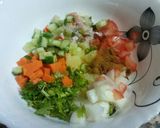 অঙ্কুরিত মুগ সালাদ(Ankurito Moog Salad Recipe in Bengali) রেসিপির ধাপ 2 ছবি