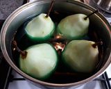 Foto del paso 1 de la receta: Peras a la menta