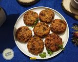 A picture of step 6 of Leftover Rice Cutlet / patties.