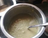 A picture of step 4 of Moong dal chilla.