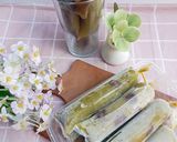Foto langkah ke 3 dari resep Es Lilin Matcha Choco.