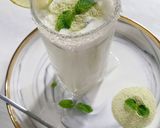 Foto langkah ke 3 dari resep Milkshake green tea latte +mint😋.