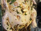 Pollo al jengibre con miel y canela