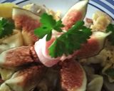 A picture of step 5 of Tortellini with Mushrooms, Prosciutto, and Black Brogiotti Figs.