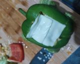 A picture of step 8 of Cheese Maggi stuffed cheese bell pepper.