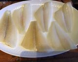 A picture of step 3 of California Farm Sole in Saffron Butter Sauce.