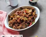 Foto langkah ke 4 dari resep Tumis Sapi Lada Hitam.