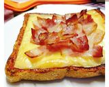 รูปขั้นตอนการทำที่ 6 ของ 🍕 พิซซ่าชีสเบคอน (Air Fryer Bacon Cheese Pizza) 🧀🥓