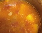A picture of step 4 of Three spice Aloo bengan.