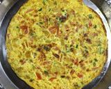 A picture of step 9 of Vegetable Omelette.