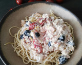 Foto del paso 8 de la receta: Espaguetis con soja cremosa