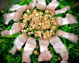 Hình bước làm 5 của món Gỏi rau muống thịt luộc