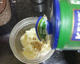 A picture of step 2 of Cheese spread/dip.