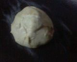 A picture of step 5 of East meat pies(meat pancakes).