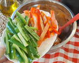 Foto del paso 4 de la receta: Fajitas de pollo con patatas bravas caseras en AirFryer Ninja Foodi Dual Zone